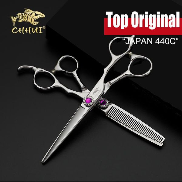 hair scissors 440c japanese steel 5.5 6.0 inch barber hairdressing professional cutting+thinning shears
hair scissors 440c japanese steel 5.5 6.0 inch barber hairdressing professional cutting+thinning shears