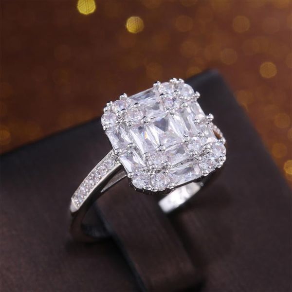 cluster rings caoshi paved full dazzling cubic zirconia ring for women engagement jewelry daily collocation accessories, Golden;silver
cluster rings caoshi paved full dazzling cubic zirconia ring for women engagement jewelry daily collocation accessories, Golden;silver