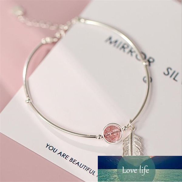 new creative pink crystal feather 925 sterling silver jewelry temperament leaf natural strawberry bracelets sb187 factory price expert desig, Golden;silver
new creative pink crystal feather 925 sterling silver jewelry temperament leaf natural strawberry bracelets sb187 factory price expert desig, Golden;silver