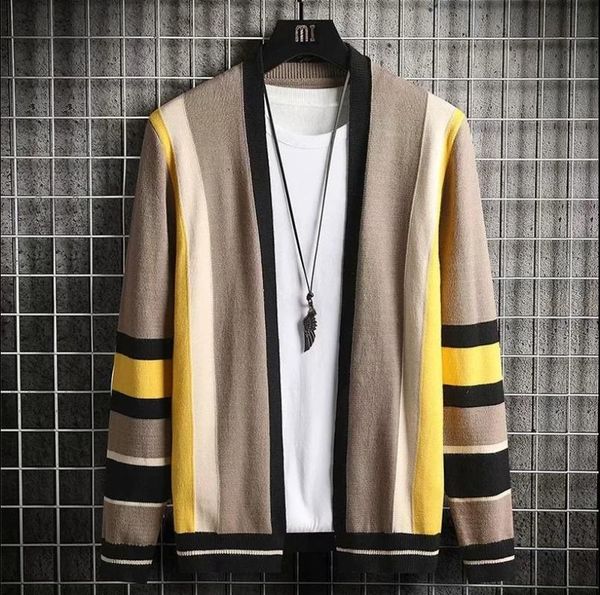 men's sweaters 2021 autumn winter loose couple sweater korean trend personalized knitted cardigan jacket japanese outer wear, White;black
men's sweaters 2021 autumn winter loose couple sweater korean trend personalized knitted cardigan jacket japanese outer wear, White;black