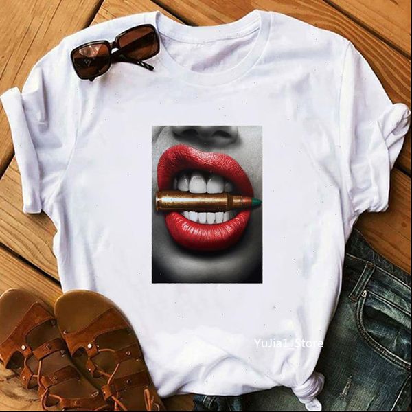 summer new women tee shirts female t shirt harajuku tshirt bullet lip tee girls fashion t shirt, White
summer new women tee shirts female t shirt harajuku tshirt bullet lip tee girls fashion t shirt, White