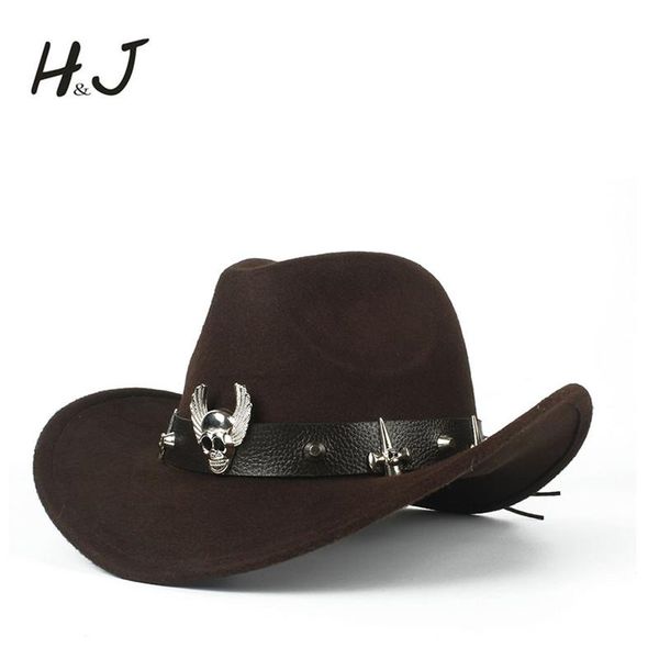cloches fashion wool women men hollow western cowboy hat with steampunk belt outback jazz toca sombrero cap size 56-58cm, Blue;gray
cloches fashion wool women men hollow western cowboy hat with steampunk belt outback jazz toca sombrero cap size 56-58cm, Blue;gray