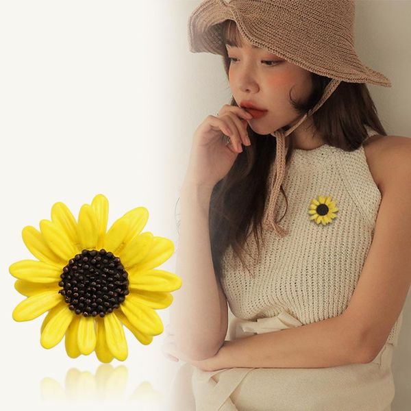 pins, brooches korean temperament yellow sunflower brooch concise pin men and women, Gray
pins, brooches korean temperament yellow sunflower brooch concise pin men and women, Gray