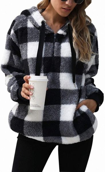 womens sherpa pullover tie dye fuzzy hoodie double fleece sweatshirts fluffy oversized plaid outerwear 73x0#, Black
womens sherpa pullover tie dye fuzzy hoodie double fleece sweatshirts fluffy oversized plaid outerwear 73x0#, Black