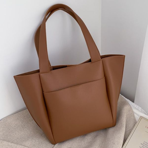 cross body large capacity women handle bags solid color leather shoulder shopper for 2021 designer sac a main
cross body large capacity women handle bags solid color leather shoulder shopper for 2021 designer sac a main