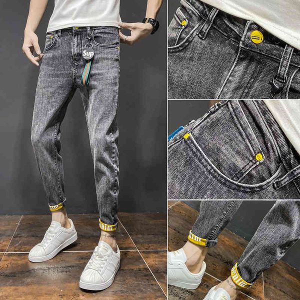 fanwo fw5079 2021 autumn fashion trend men's solid straight simple casual jeans, Blue
fanwo fw5079 2021 autumn fashion trend men's solid straight simple casual jeans, Blue