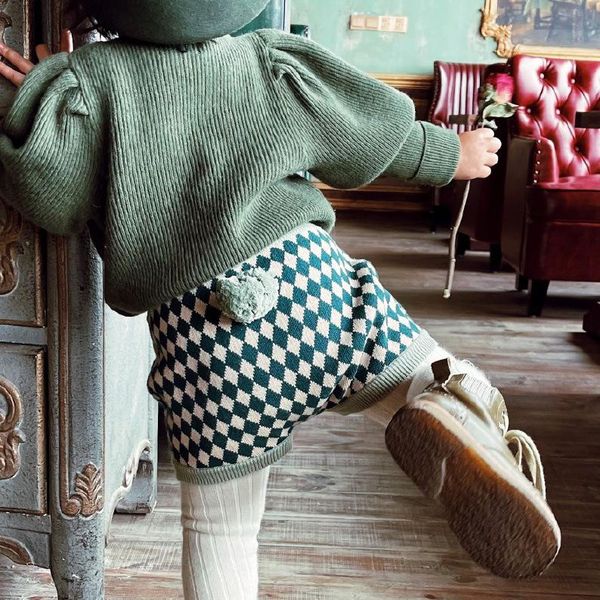 jackets 2021 korean girls knitted shorts rhombic bread pants cute tail in spring and autumn winter, Blue;gray
jackets 2021 korean girls knitted shorts rhombic bread pants cute tail in spring and autumn winter, Blue;gray