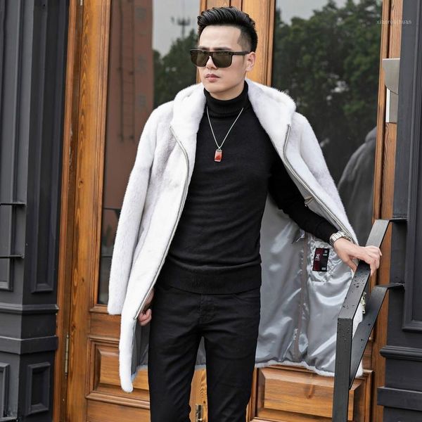 men's leather & faux 2021 real coat men long winter jacket hooded slim mens jackets luxury natural 909 j3306, Black
men's leather & faux 2021 real coat men long winter jacket hooded slim mens jackets luxury natural 909 j3306, Black