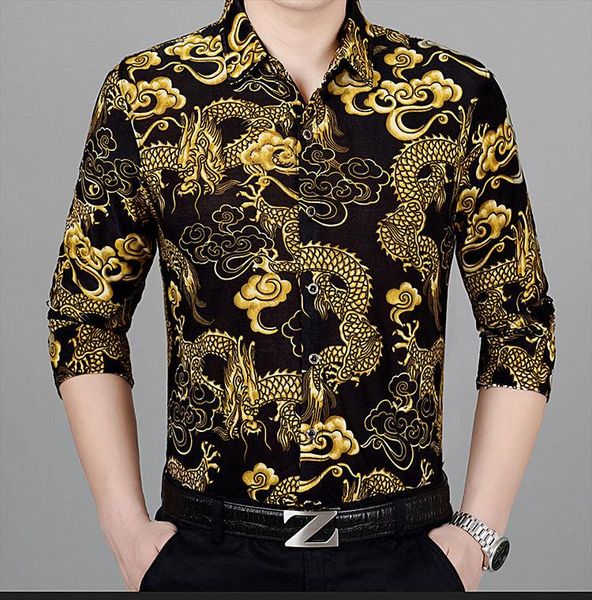 men's dress shirts autumn long-sleeved printed shirt young and middle-aged loose large size casual business clothing interview cl, White;black
men's dress shirts autumn long-sleeved printed shirt young and middle-aged loose large size casual business clothing interview cl, White;black