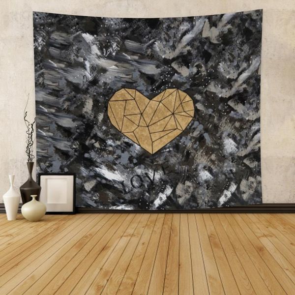tapestries laeacco fashion tapestry golden heart black white gradient graffiti wall art hangings home living room bedroom decor polyester
tapestries laeacco fashion tapestry golden heart black white gradient graffiti wall art hangings home living room bedroom decor polyester