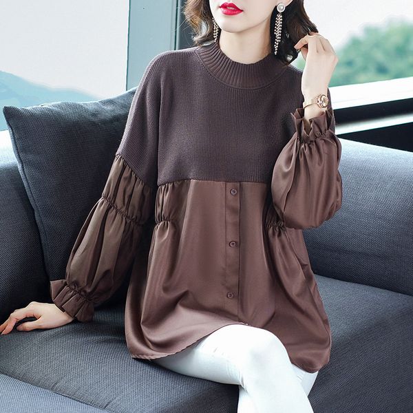 2021 new retalhos roundneck camisola de malha pulver para a mulher outono inverno harajuku kpop estilo coreano roupas femininas pasi, White;black
2021 new retalhos roundneck camisola de malha pulver para a mulher outono inverno harajuku kpop estilo coreano roupas femininas pasi, White;black