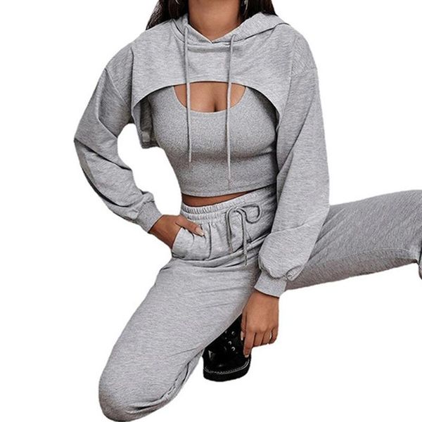 women's tracksuits ysdnchi 3 piece set casual tracksuit women winter 2021 hooded long sleeve hoodie sport pants lady suit autumn elega, Gray
women's tracksuits ysdnchi 3 piece set casual tracksuit women winter 2021 hooded long sleeve hoodie sport pants lady suit autumn elega, Gray