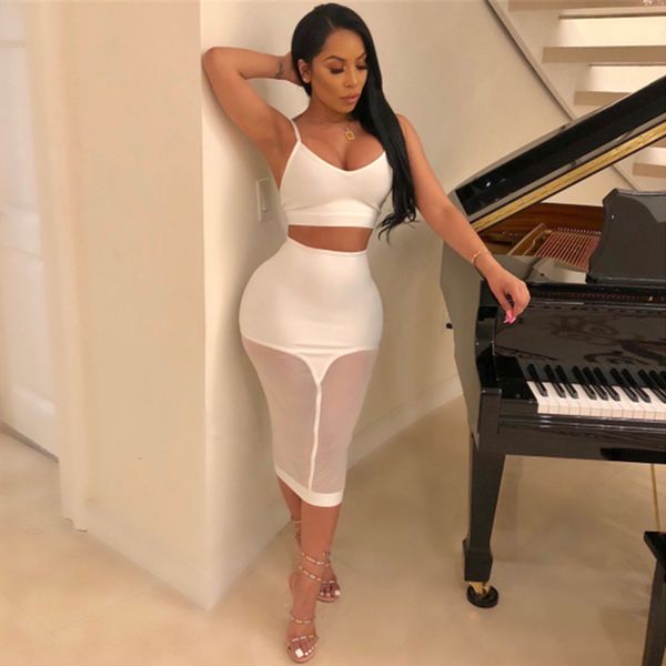 women sets white crop and long zip mesh skirt tracksuits two piece matching outfits ladies clothing
women sets white crop and long zip mesh skirt tracksuits two piece matching outfits ladies clothing