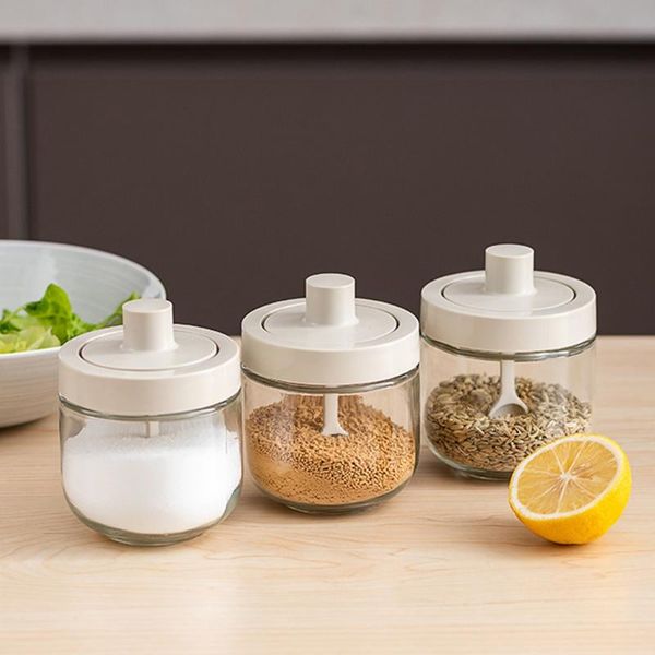 storage bottles & jars spoon cover integrated glass flavor case good sealing and durable home kitchen tool, for streage seasoning, salt, sug
storage bottles & jars spoon cover integrated glass flavor case good sealing and durable home kitchen tool, for streage seasoning, salt, sug