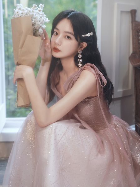 sweet pink strapless sleeveless a line evvening dress pretty bowknot shoulder collar slim prom party gown female party gown evening, Black;red
sweet pink strapless sleeveless a line evvening dress pretty bowknot shoulder collar slim prom party gown female party gown evening, Black;red