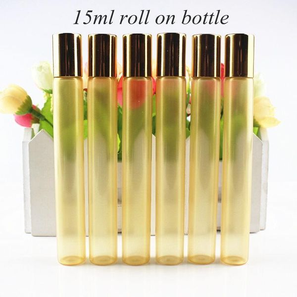 storage bottles & jars 20pcs/lot 15ml pearl gold color glass roll on bottle empty essential oils travel perfume vials with roller ball
storage bottles & jars 20pcs/lot 15ml pearl gold color glass roll on bottle empty essential oils travel perfume vials with roller ball
