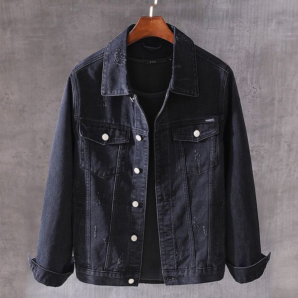 2021 new autumn newly designer fashion men jackets black embroidery ripped denim jacket hombre cotton coats punk chaqueta pzy3, Black;brown
2021 new autumn newly designer fashion men jackets black embroidery ripped denim jacket hombre cotton coats punk chaqueta pzy3, Black;brown