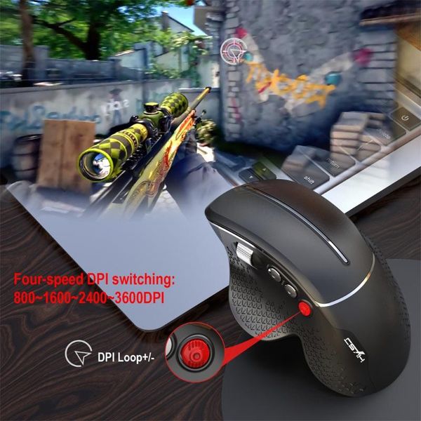 hxsj t32 vertical wireless rechargeable mute mouse 6 keys 3600dpi silent mice 2.4g wireless mouse with grip black 29g3
hxsj t32 vertical wireless rechargeable mute mouse 6 keys 3600dpi silent mice 2.4g wireless mouse with grip black 29g3