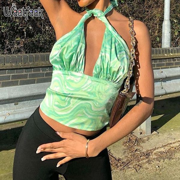 tie dye cut out halter women tank satin crop hippie beach summer y2k backless party clubwear, White
tie dye cut out halter women tank satin crop hippie beach summer y2k backless party clubwear, White