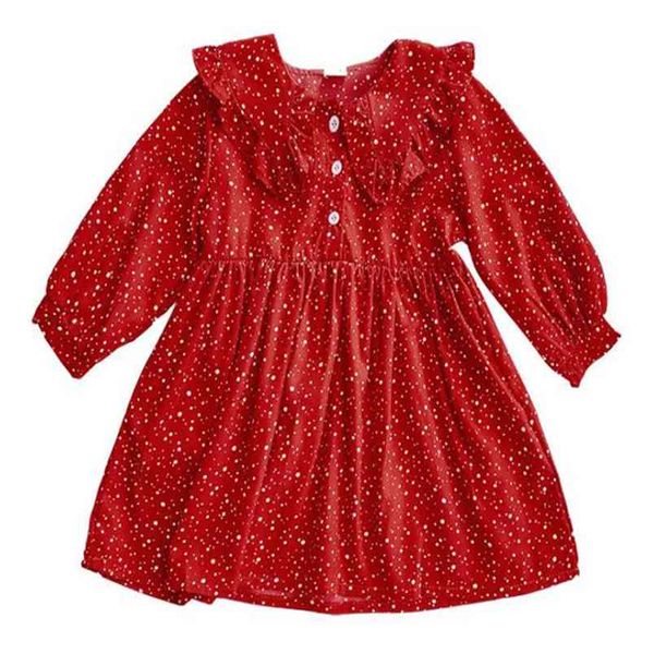 girls dress autumn long sleeve chiffon polka dot printed button princess party children clothing 210528, Red;yellow
girls dress autumn long sleeve chiffon polka dot printed button princess party children clothing 210528, Red;yellow