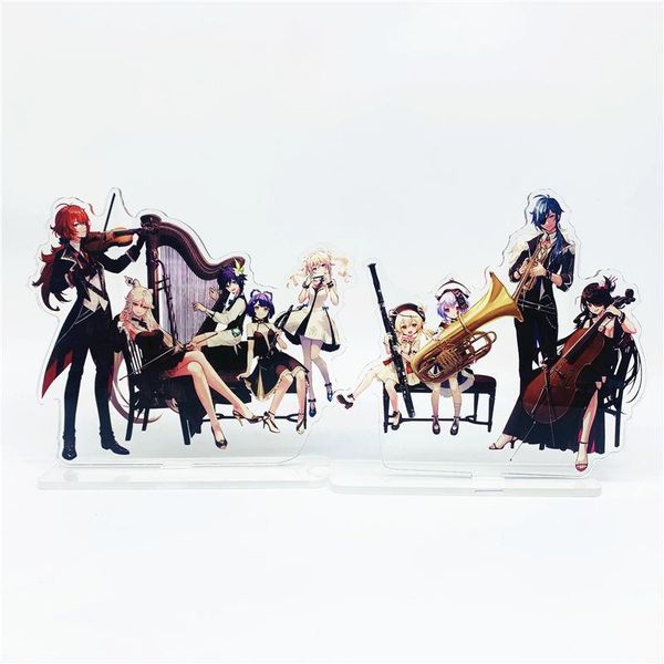 keychains anime genshin impact stand card acrylic figure diluc venti klee ningguang qiqi model cosplay desk decor fans collection gifts, Silver
keychains anime genshin impact stand card acrylic figure diluc venti klee ningguang qiqi model cosplay desk decor fans collection gifts, Silver