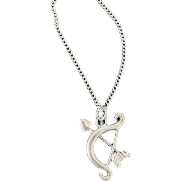 niche designer bow and arrow shape handmade 925 sterling silver necklace fashion sweet wild couple jewelry accessories
niche designer bow and arrow shape handmade 925 sterling silver necklace fashion sweet wild couple jewelry accessories