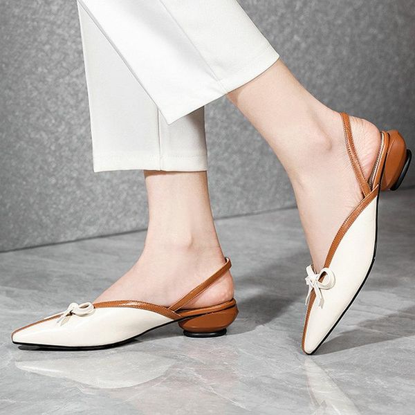 sandals slion-on women genuine leather poined toe shallow mouth thick heels pumps 2021 spring est party shoes woman, Black
sandals slion-on women genuine leather poined toe shallow mouth thick heels pumps 2021 spring est party shoes woman, Black