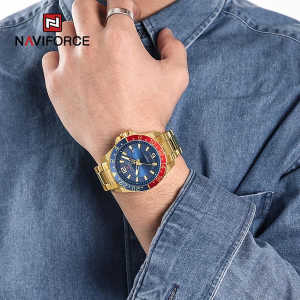 wristwatches naviforce luxury watches for men fashion business stainless steel waterproof date display clock mens relogio masculino, Slivery;brown
wristwatches naviforce luxury watches for men fashion business stainless steel waterproof date display clock mens relogio masculino, Slivery;brown