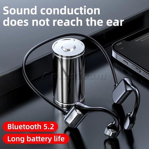Earphone 50 Wireless Headphones BL09 Bone Conduction Stereo Earbuds Hanging Ear Sports Headsets For IPhone For 5 Y260610
