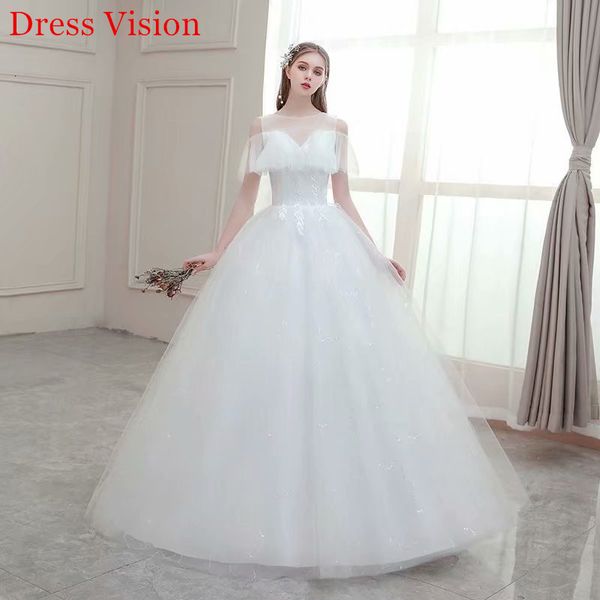 2021 sheer tulle o-neck vestido noiva wedding soiree bride to be lace-up robe de marie poap, White
2021 sheer tulle o-neck vestido noiva wedding soiree bride to be lace-up robe de marie poap, White