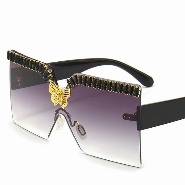 sunglasses fashion men large oversized rimless women diamond square crystal decoration gradient luxury rhinestone sun glasses ka, White;black
sunglasses fashion men large oversized rimless women diamond square crystal decoration gradient luxury rhinestone sun glasses ka, White;black
