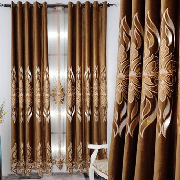 curtain & drapes high-end luxury european style hollow laser embroidered curtains for living room bedroom high shading
curtain & drapes high-end luxury european style hollow laser embroidered curtains for living room bedroom high shading