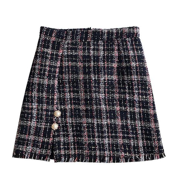 skirts perhaps u pencil skirt vintage mini high waist tassel short chic tweed plaid black white elegant pearl beading winter s0182
skirts perhaps u pencil skirt vintage mini high waist tassel short chic tweed plaid black white elegant pearl beading winter s0182