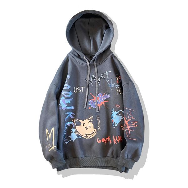 men autumn winter cotton cartoon print hoodies sweatshirts men hip hop loose fit hoodies sweatshirts men women, Black
men autumn winter cotton cartoon print hoodies sweatshirts men hip hop loose fit hoodies sweatshirts men women, Black