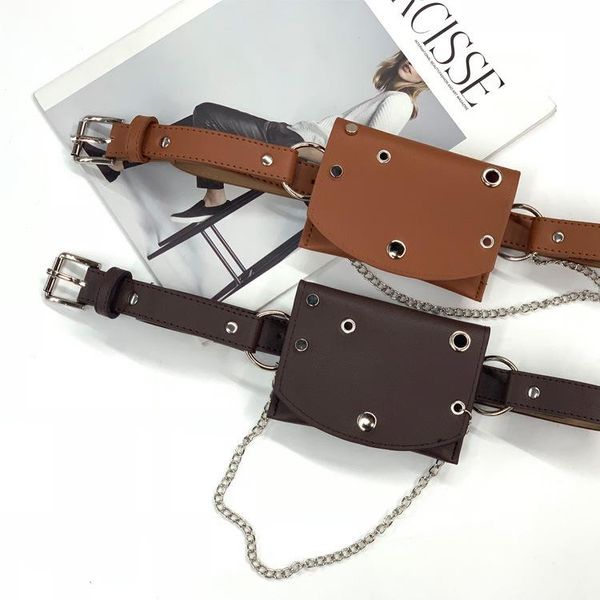 belts women waist bag leather female belt chain bags fashion fanny pack hip bum pouch phone black, Black;brown
belts women waist bag leather female belt chain bags fashion fanny pack hip bum pouch phone black, Black;brown