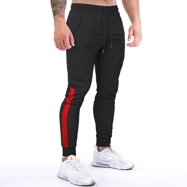 men's pants color blocking casual joggers male fashion guard sweatpants trousers leggings, Black
men's pants color blocking casual joggers male fashion guard sweatpants trousers leggings, Black