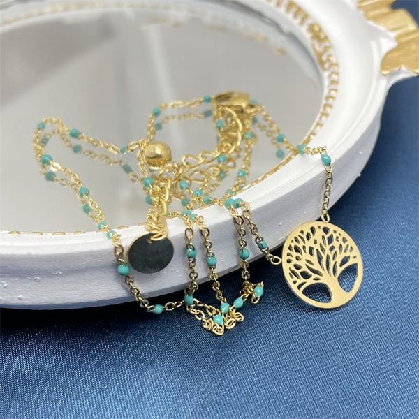 pendant necklaces 100% stainless steel exquisite round tree of life necklace women's engagement fashion jewelry recommendation, Silver
pendant necklaces 100% stainless steel exquisite round tree of life necklace women's engagement fashion jewelry recommendation, Silver