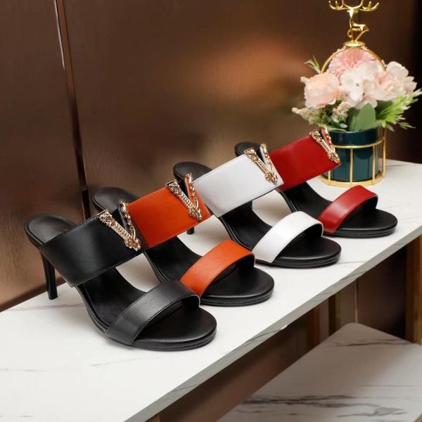 slippers shoes women slip on heel stiletto slides real leather designer thin sandals woman, Black
slippers shoes women slip on heel stiletto slides real leather designer thin sandals woman, Black