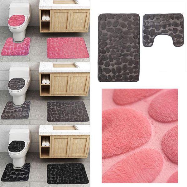 bathroom bath mat set memory foam shower room mat absorbent toilet rugs dustproof u-shaped toilet rug anti-slip floor carpet rug
bathroom bath mat set memory foam shower room mat absorbent toilet rugs dustproof u-shaped toilet rug anti-slip floor carpet rug
