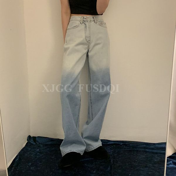 2021 new summer romantic tie-dye gradient blue jeans women korea retro loose high waist casual straight mop trousers kv1o, Black;white
2021 new summer romantic tie-dye gradient blue jeans women korea retro loose high waist casual straight mop trousers kv1o, Black;white