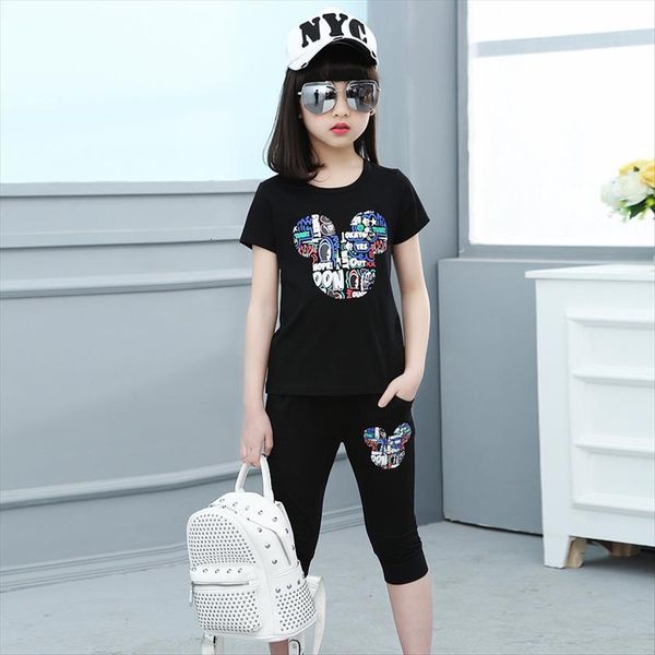 summer tennis kids girls clothes teenager short sleeve t shirt capri pants child cartoon tracksuit 4 7 8 10 11, White
summer tennis kids girls clothes teenager short sleeve t shirt capri pants child cartoon tracksuit 4 7 8 10 11, White