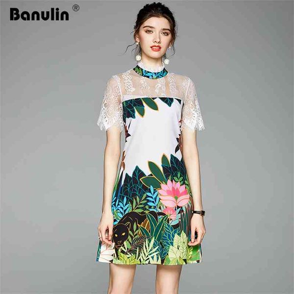 banulin summer fashion runway designer dress women ruffles short sleeve flowers print lace patchwork mini vestido 210603, Black;gray
banulin summer fashion runway designer dress women ruffles short sleeve flowers print lace patchwork mini vestido 210603, Black;gray