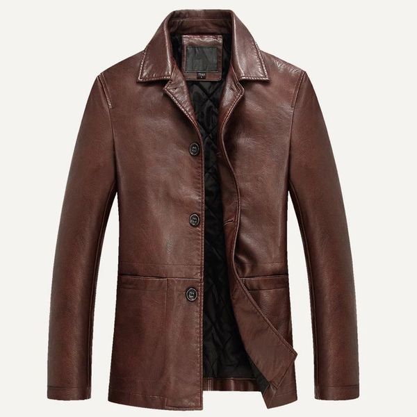 men's fur & faux 2021 leather jacket men business warm liner comfortable mens pu coat jaqueta masculinas plus size m-4xl, Black
men's fur & faux 2021 leather jacket men business warm liner comfortable mens pu coat jaqueta masculinas plus size m-4xl, Black