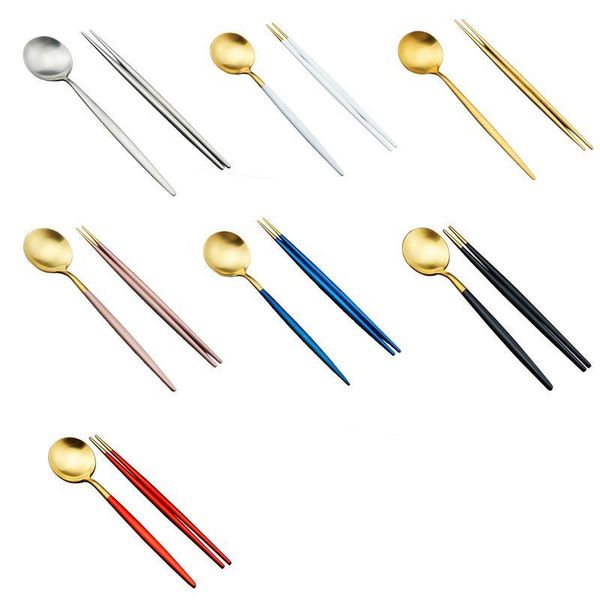 dinnerware sets 304 stainless steel chinese chopsticks spoon children cutlery set portable travel tableware home kitchen supplies
dinnerware sets 304 stainless steel chinese chopsticks spoon children cutlery set portable travel tableware home kitchen supplies