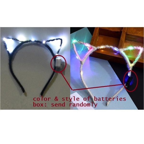 led ear cat shaped led headbands party light up flashing blinking party headwear christmas hair accessories gl qylkup, Blue;red
led ear cat shaped led headbands party light up flashing blinking party headwear christmas hair accessories gl qylkup, Blue;red