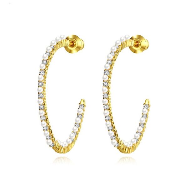 hoop & huggie romantic imitation pearl and cubic zirconia stud earrings for women wedding party big circle fashion jewelry brincos, Golden;silver
hoop & huggie romantic imitation pearl and cubic zirconia stud earrings for women wedding party big circle fashion jewelry brincos, Golden;silver