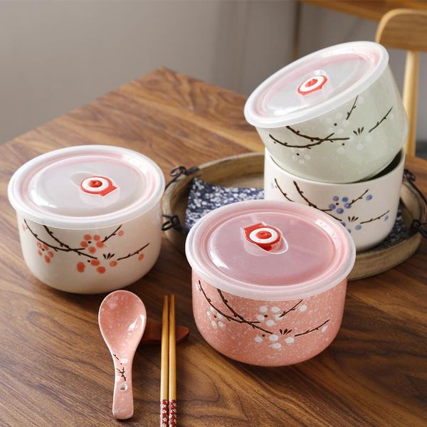 bowls 6-inch fresh-keeping bowl, high-quality ceramic pp5 sealing cover, round snowflake shading, plum pattern
bowls 6-inch fresh-keeping bowl, high-quality ceramic pp5 sealing cover, round snowflake shading, plum pattern