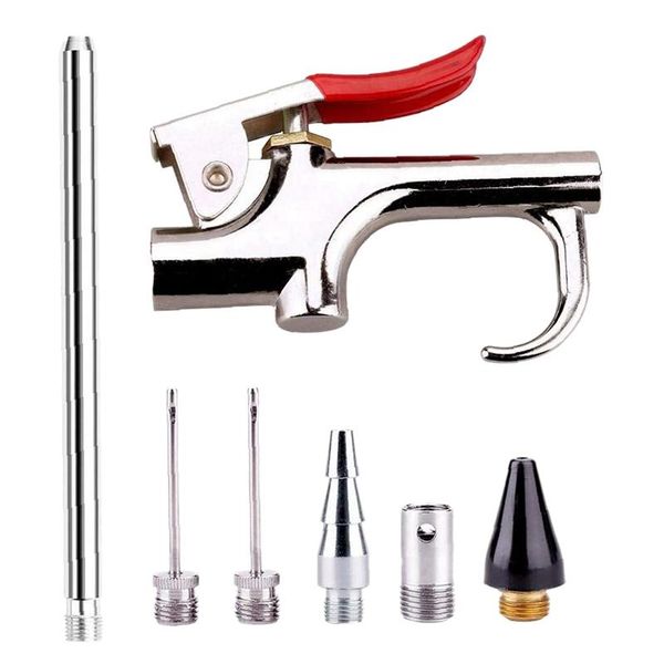 professional spray guns air nozzle blow kit with 6 interchangeable nozzles - 7 pieces compressor tools
professional spray guns air nozzle blow kit with 6 interchangeable nozzles - 7 pieces compressor tools