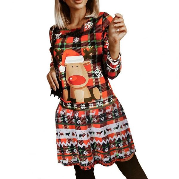 casual dresses loose hem long sleeve o neck floral dress good workmanship lady printed for taking pos, Black;gray
casual dresses loose hem long sleeve o neck floral dress good workmanship lady printed for taking pos, Black;gray