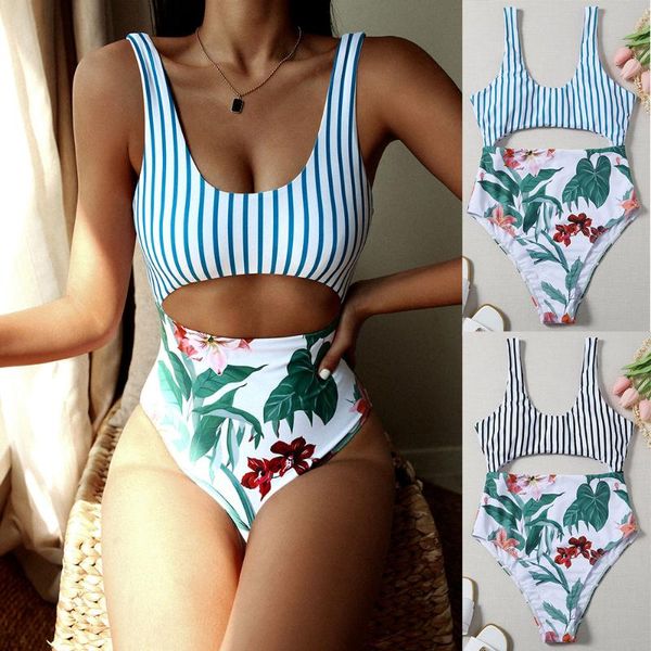 scoop neck high waisted one piece swimsuit stripe push up swimwear women cut out bathing suit bodysuit monokini beach wear
scoop neck high waisted one piece swimsuit stripe push up swimwear women cut out bathing suit bodysuit monokini beach wear